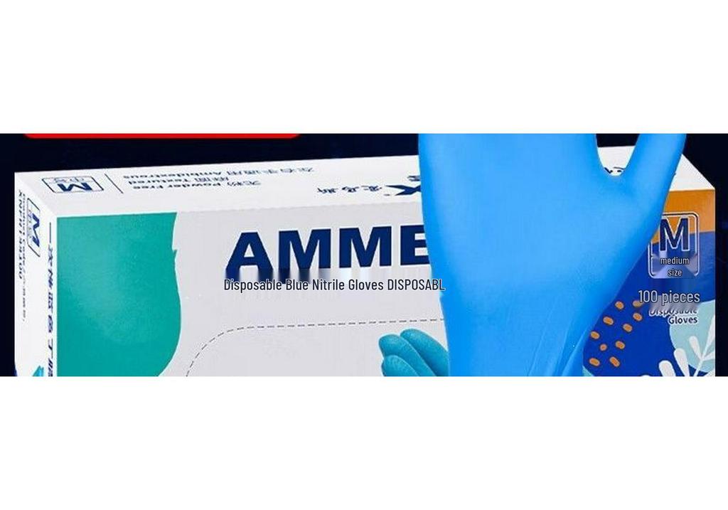 High Elasticity Waterproof Nitrile Gloves, Durable & Wear-Resistant, Disposable Latex-Free for Food Grade & Dishwashing Use