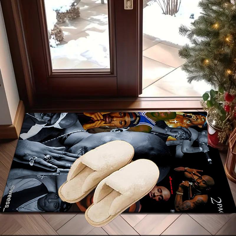 Rap Legend In Blue Carpet, Chair Rug,Rug for Office Bedroom living rooms, Doormat decor Fan Gift Christmas Gift