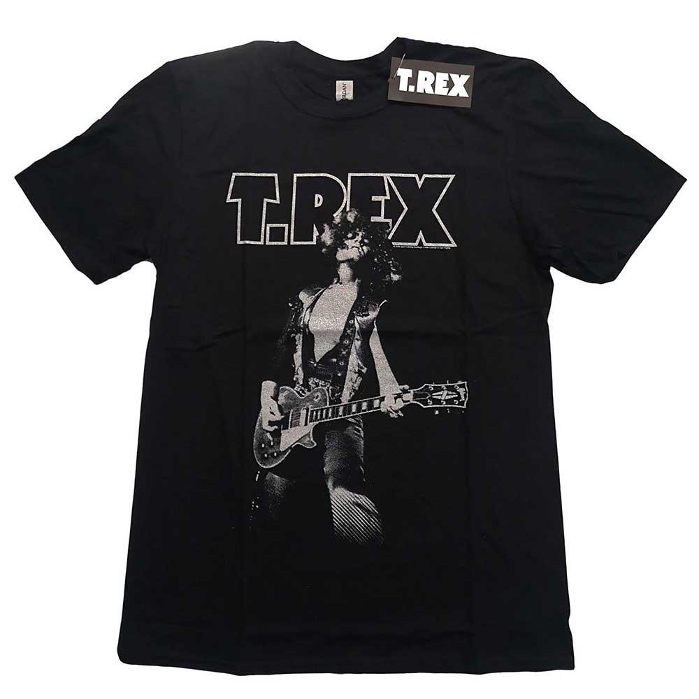 Men s T. Rex Glam T-shirt Small Black XXXXL