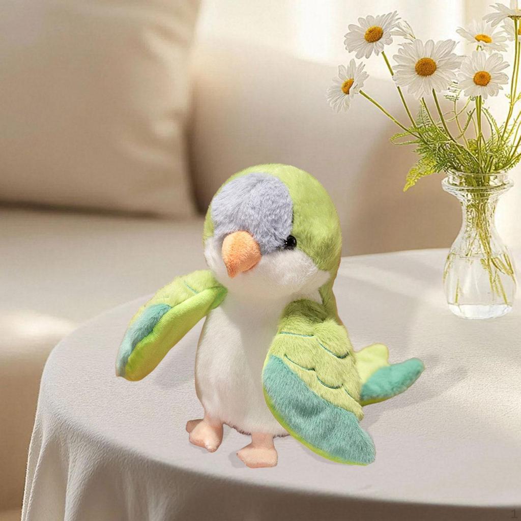 20cm Parrot Hand Puppet, Animal for Preschool Storytelling Events