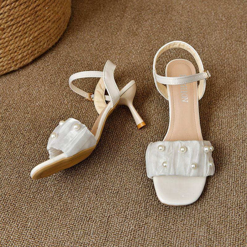 Beautiful and Not Tired, High-heeled Sandals Women's 2025 New Soft-soled Versatile, Comfortable and Gentle Women's Shoes Fashion High Heels