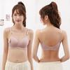 Seamless Push-Up Sports Bra for Teen Girls - Anti-Sagging, Thin Latex, Comfortable Fit
