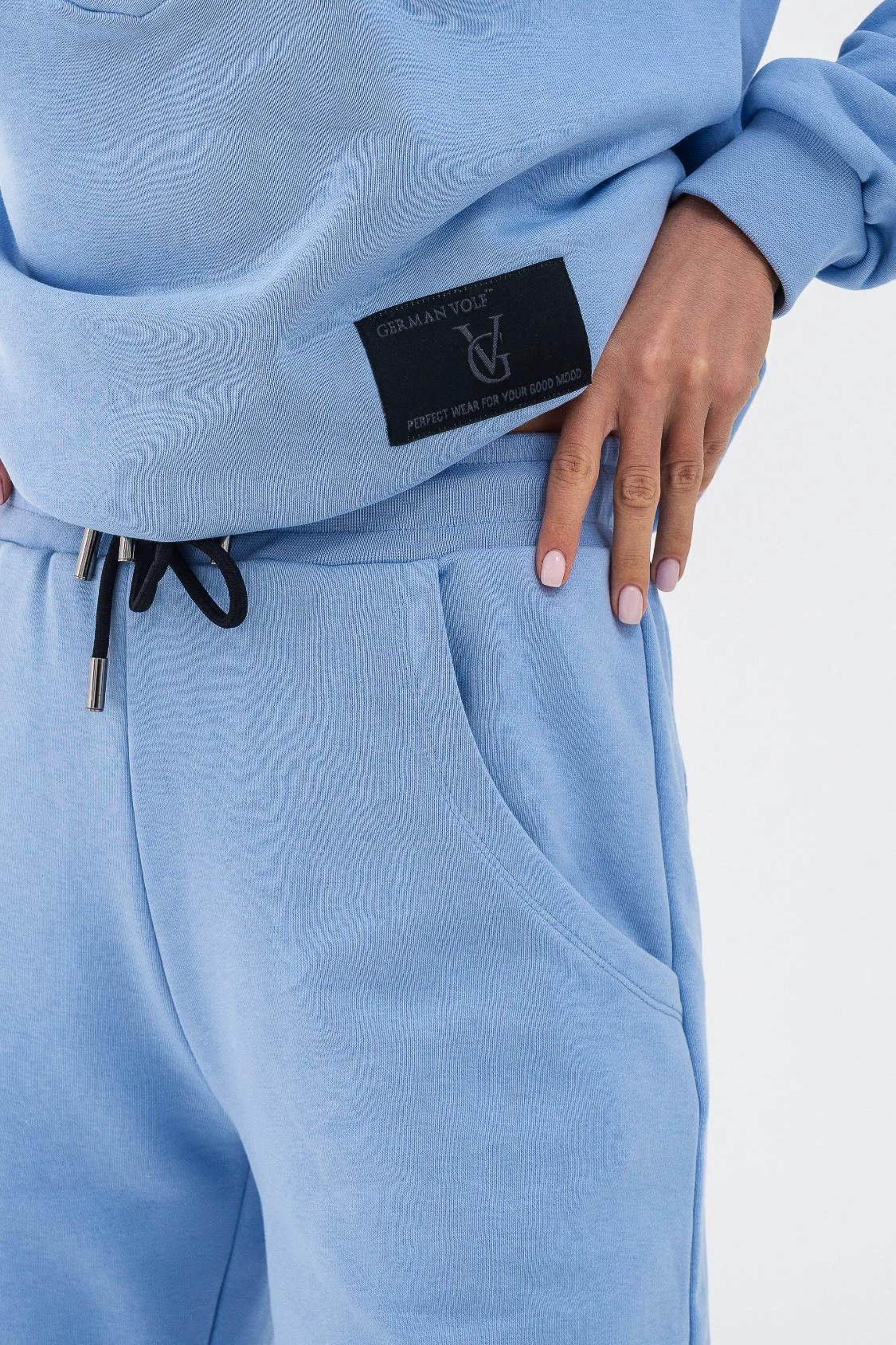 

комплект: толстовка і брюки German Volf (83384) 40(XS) французький небо синє кольору