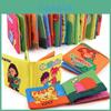 Direct Sale Infant Baby Fabric Book Palm Book Educational Toy With Sound Paper Bag