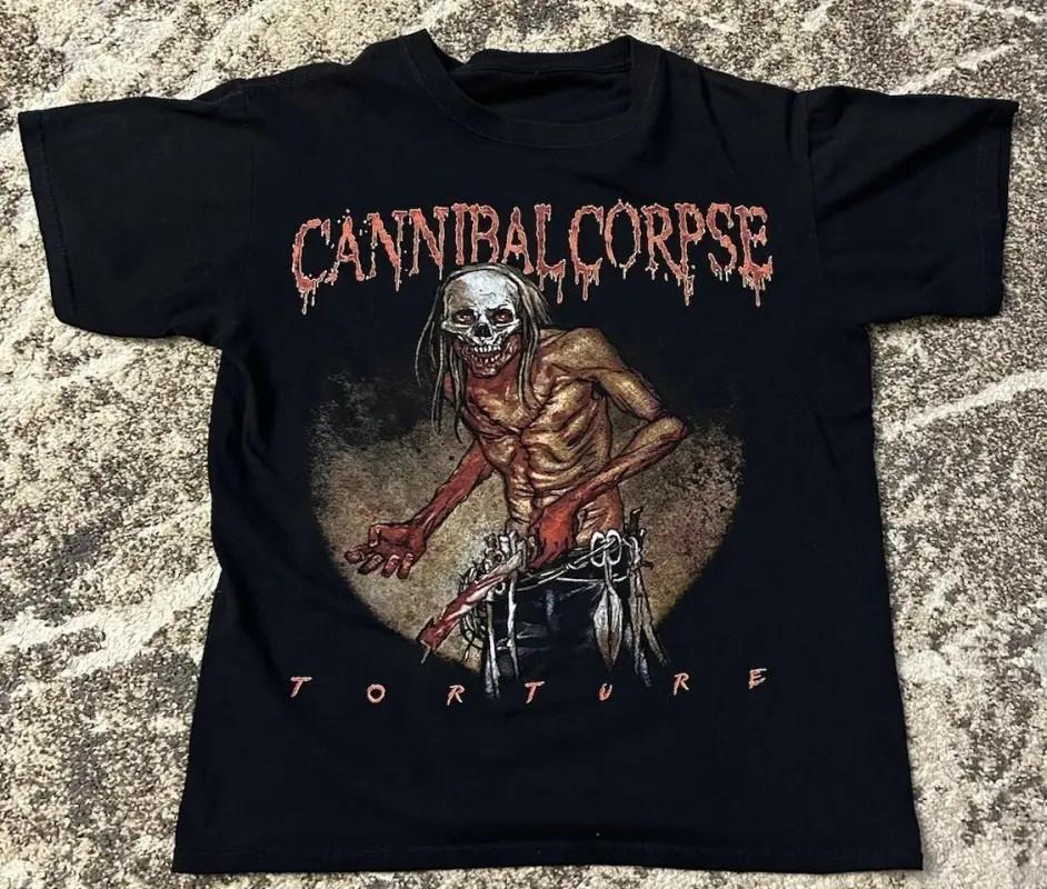 

Редкий! Футболка Cannibal Corpse Band Torture Унисекс от S до 4XL Унисекс Футболка M