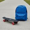 Skate de 17 Polegadas Múltiplas Cores Mini Cruiser Leve e Portátil Cauda Única