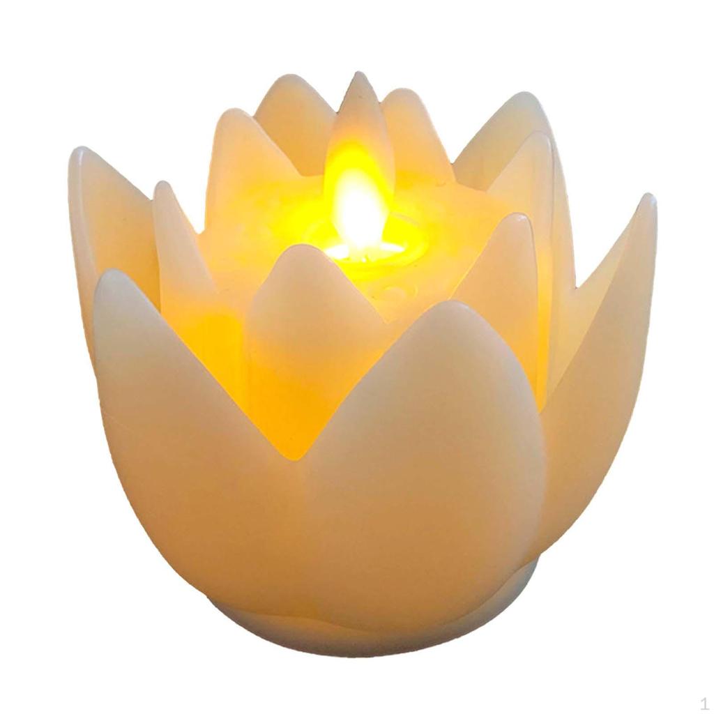 Illuminating Lotus Candle Lights for Home Decor