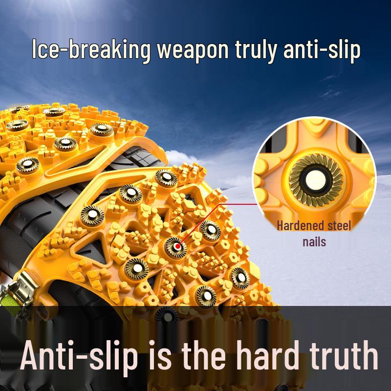 Winter Universal Snow and Mud Anti-Skid Chains for Small Off-Road Vehicles and Sedans