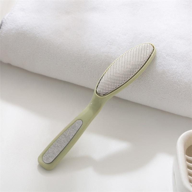 1Pcs Double Headed Foot File With Dual Grinding Surfaces Removes Dead Skin And Calluses For Home Pedicure Daily Foot Care зелёный