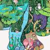 Puzzle Éléphant de 128 Pièces, Puzzle Animaux, Puzzle Enfant