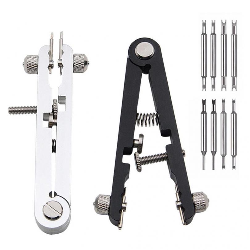 V-shaped Steel Watch Repair Tool, Practical Spring Bar Link Pins Remover for Watch Strap Disassembly and Replacement Work
