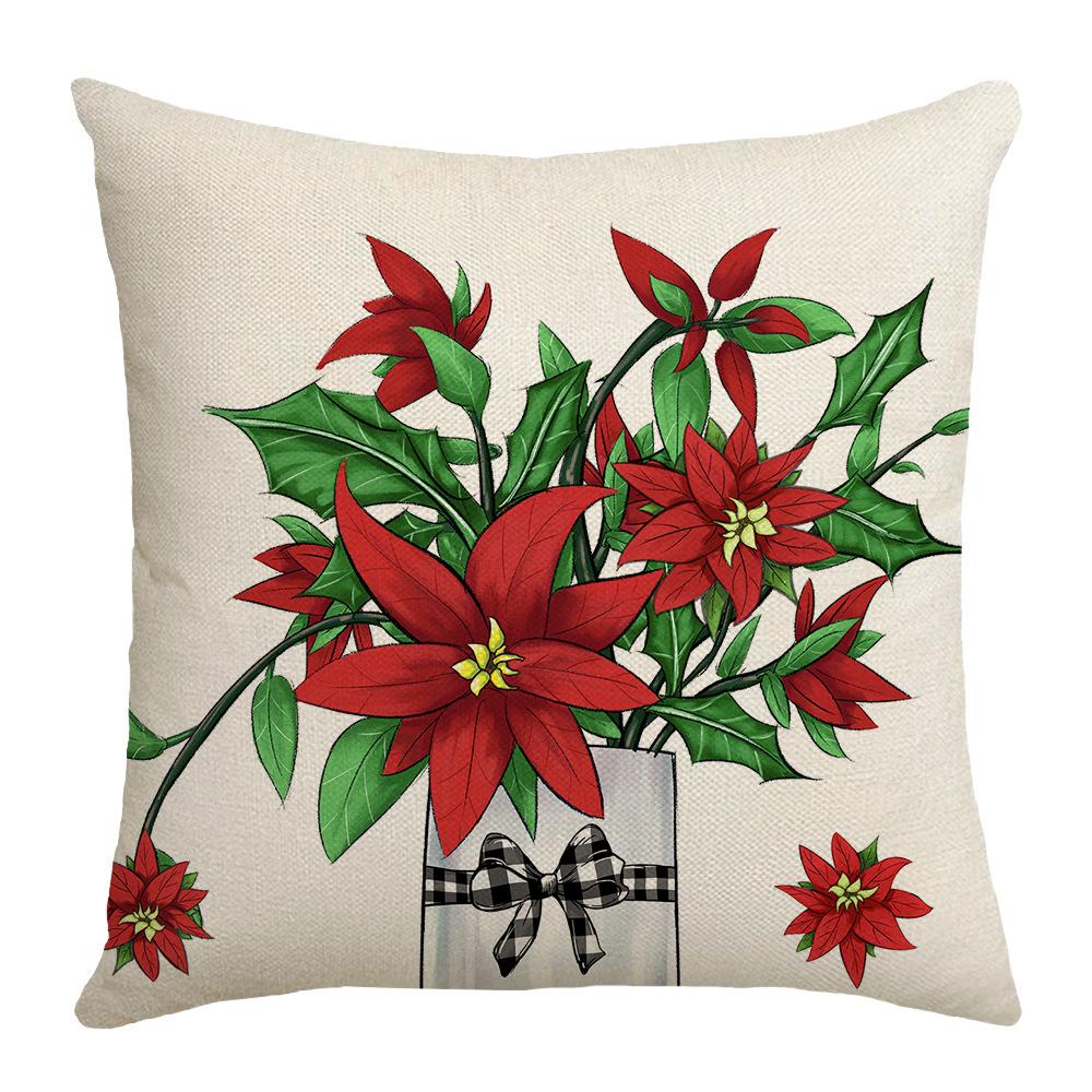 

Autumn and Winter Holiday Decoration Christmas Pillow Case Home Sofa Atmosphere Pillow Waist Pillow 45 * 45Cm (excluding pillow core)