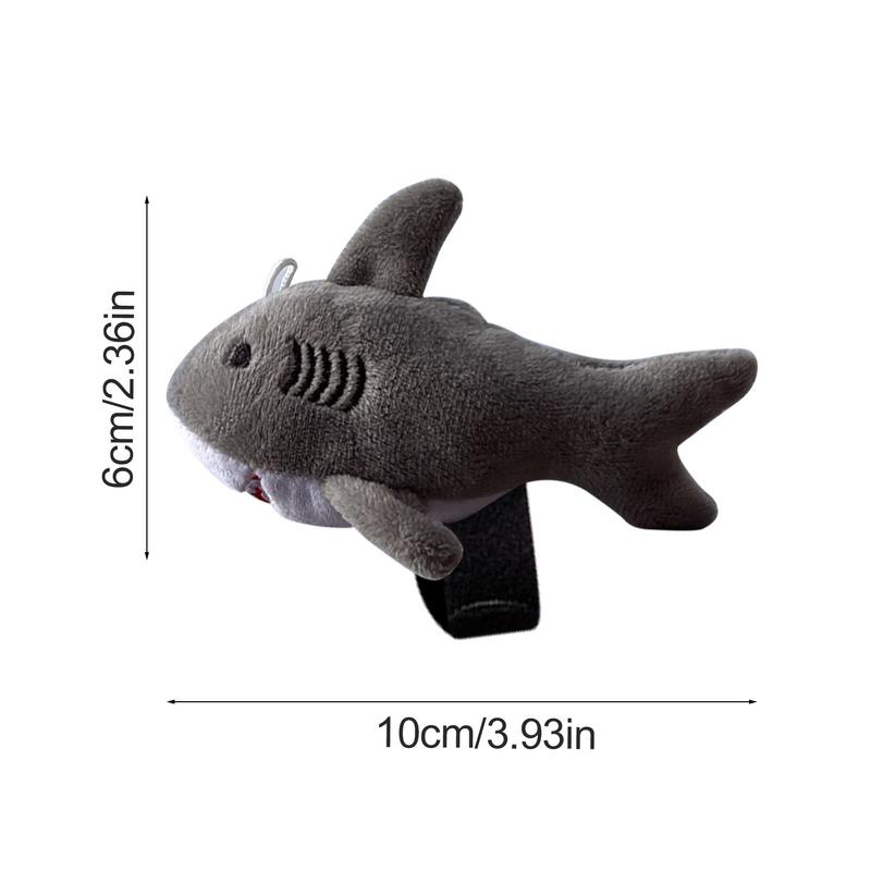 Niedliche Cartoon Hai Lenker Dekoration Panda Handpuppe Motorrad Lenker Ornamente Dekorative Fahrradzubehör Für Motorrad