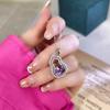 Women's S925 Sterling Silver Gourd Necklace Natural Crystal Topaz Garnet Clavicle Chain Jewelry Gift