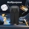 2pcs Car Trash Cans Diamond Shaped Mini Garbage Bin 550ML Leakproof Small Waste Basket with Lid Auto Car Interior Accessories
