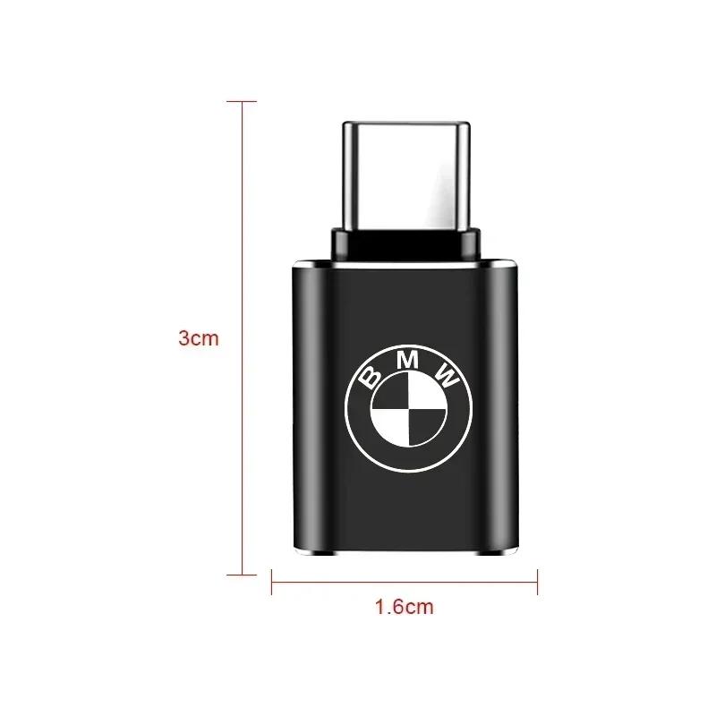 Car Usb Type C Cable Converter Charging Adapter Car Accessories For BMW M M1 M3 M5 M6 M2 X1 X2 X3 X5 X6 X4 E39 E46 E53 E60 G30