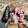 Disney Character Keychain Cute Minnie And Daisy Backpack Pendant Rubber Charm