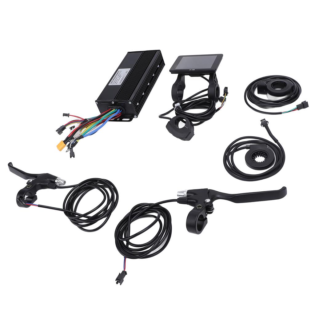 Electric Cycling Controller Kit 40A 36V 48V 52V H 100 Display 3 Mode Brushless Motor Speed Controller Kit