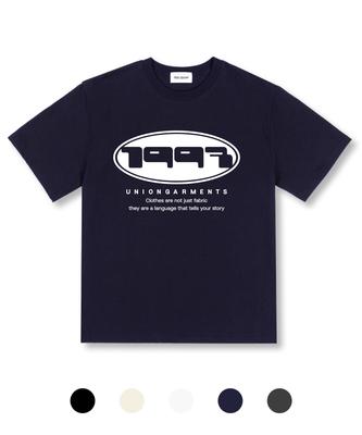 UNION GARMENTS 1997 Circle Logo Oversized Short Sleeve T-Shirt 5 Colors