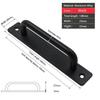 Black/Silver/Gold Barn Door Handles,Sliding Door Handle,Cabinet Handle,Door Pull Handle,Aluminum Alloy Door Push Pull with Plate