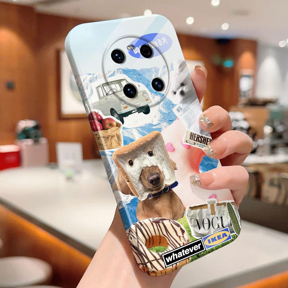 All-inclusive Film Handyhülle Cartoon Mode Design Hartschale Vollständige Abdeckung Kameraschutzhülle für iPhone Huawei Honor Vivo Google