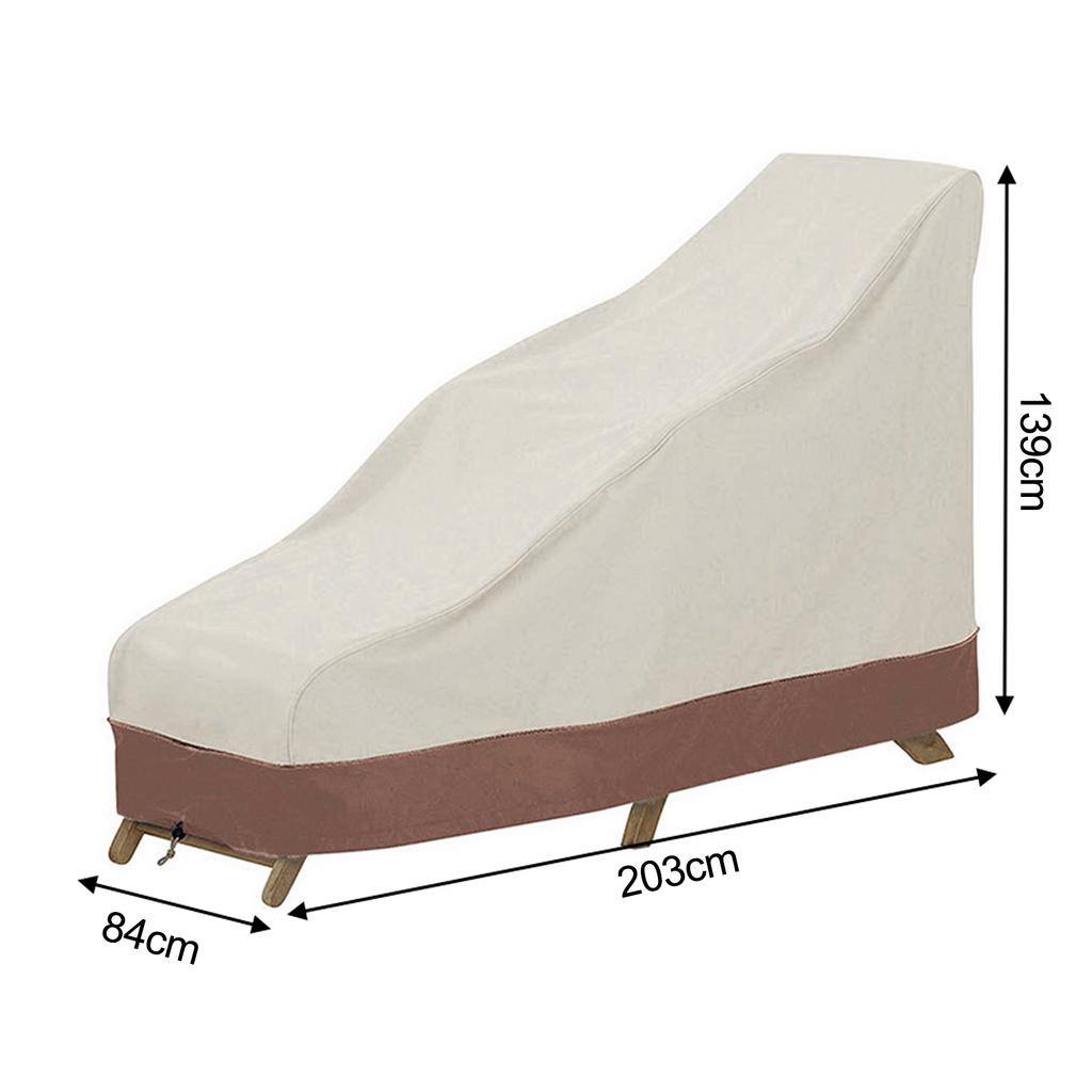 Husa pentru scaun de exterior cu design cu orificii de aerisire, impermeabilă, pentru terasă