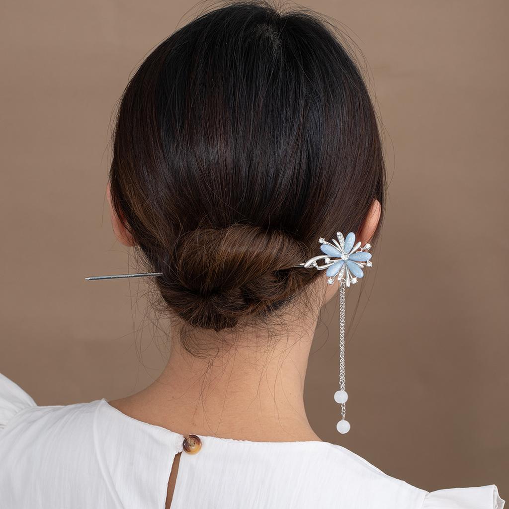 Antique Hair Accessories Women'S High-End Pearl Pendant, Fringed Hair Hairpin, New Chinese-Style Hanfu Hairpin, Retro Cheongsam Headdress.