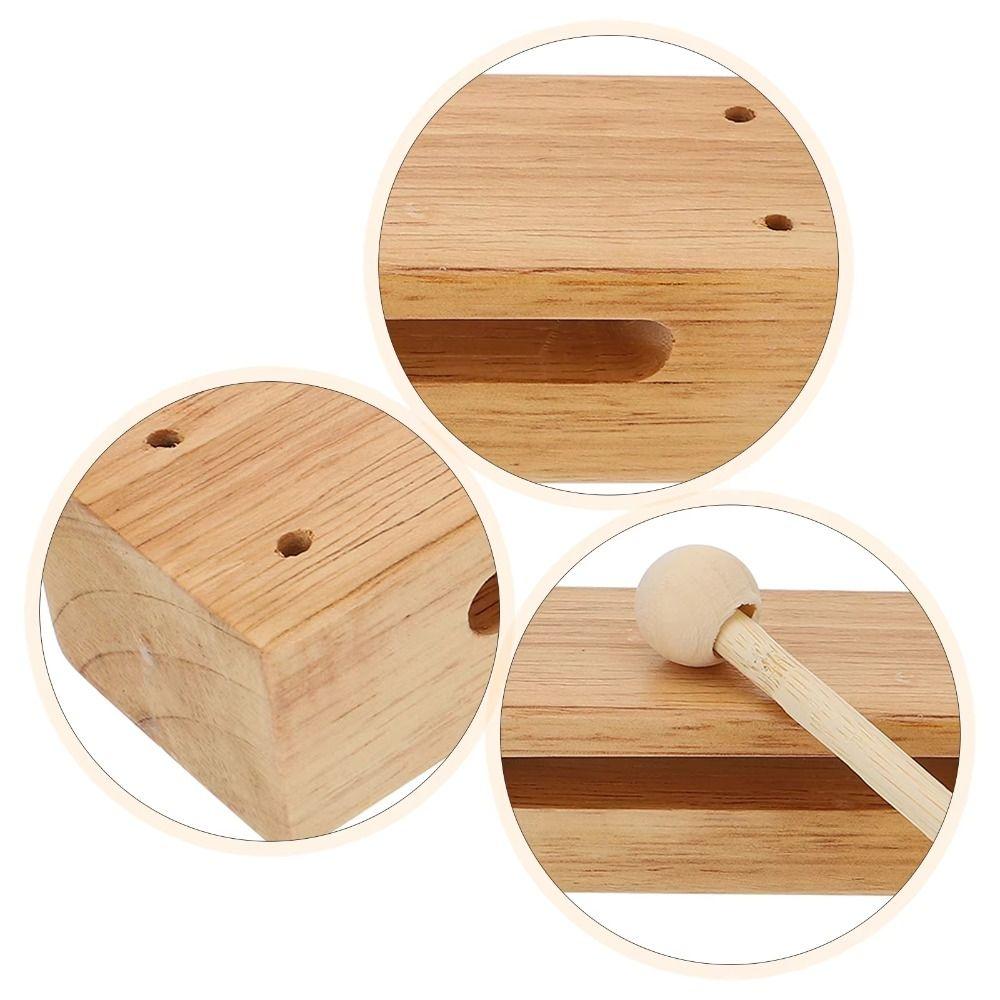 Wood Beaters Musical Rhythm Block with Mallets Beaters Sticks  for Children Toy
