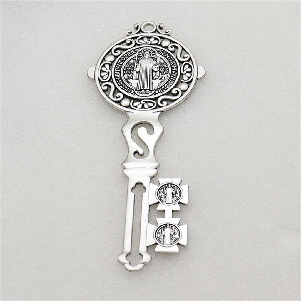 Set of 2 Religious Key Rack Wall Mount for Believers Easy Installation Hanging Pendant Stylish Home Door Adornment