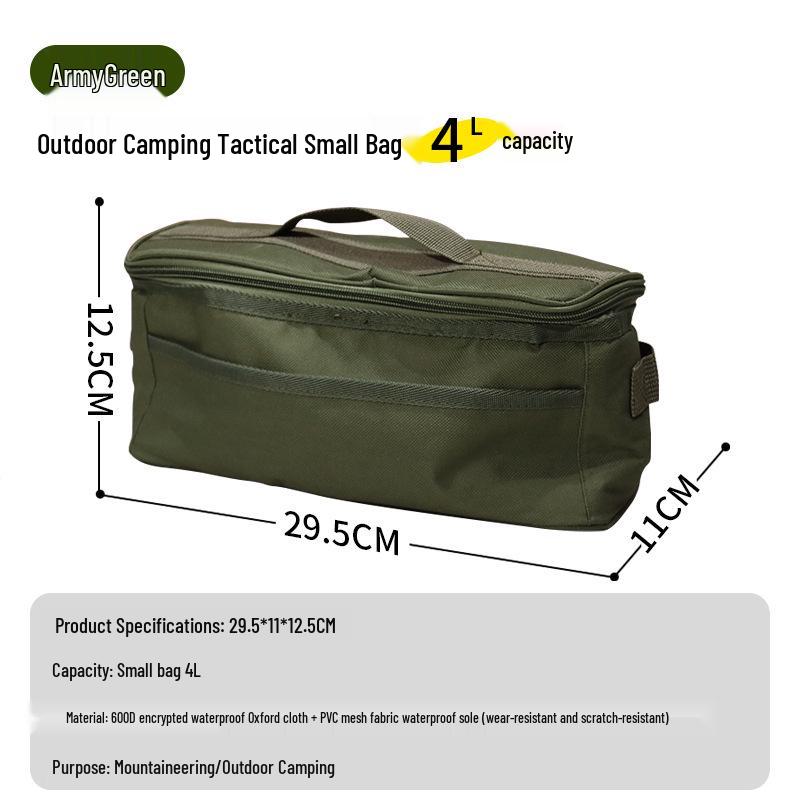 Mehrzweck-Outdoor-Camping-Aufbewahrungstasche: Großes Fassungsvermögen, Erhöhtes Design, Kollisionsschutz, Wasserdicht, Praktisch für Geschirr und Herd.