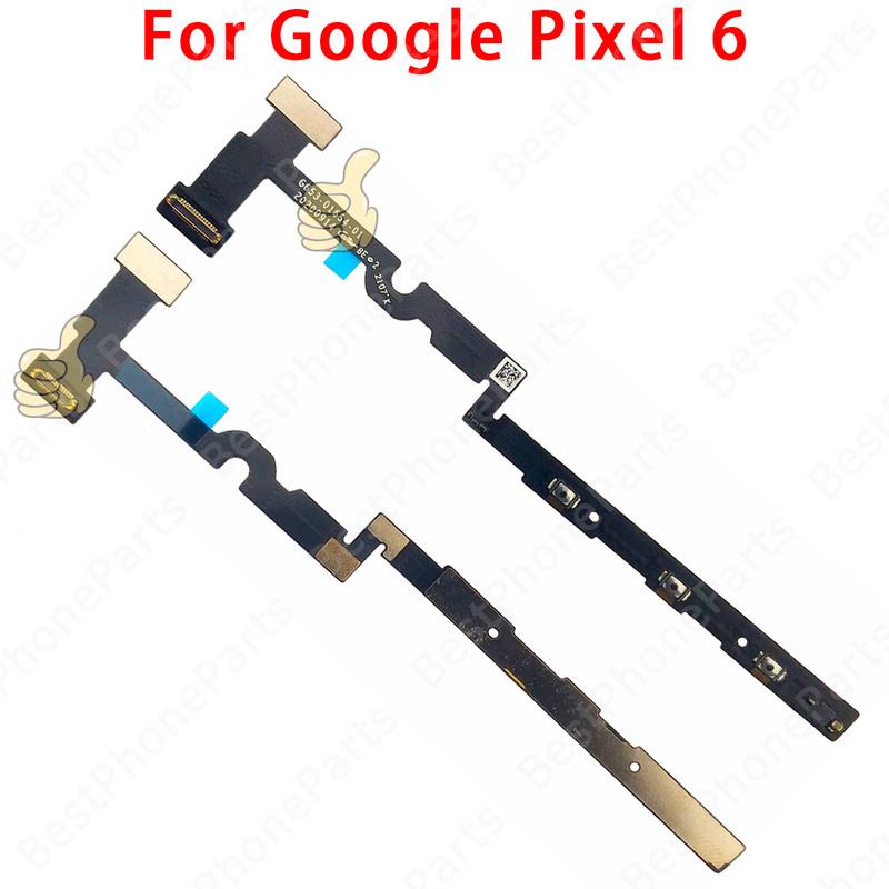 For Google Pixel 6 7 6a 7a Pro Pixel6 Pixel6a Pixel7 Pixel7a 7Pro Side Button Switch Volume Key Power On Off Flex Cable Parts
