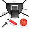 Basketball Hoop for Trampoline Rack Easy Installation with Pump and Ball Lightweight