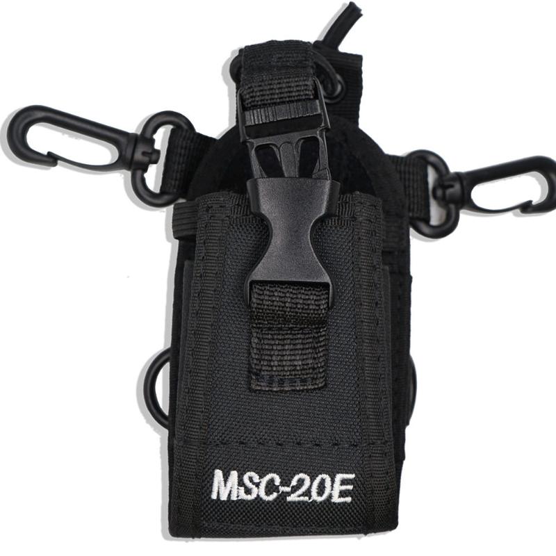 1 Set Waist Bag Holder Pocket Msc-20E Tactical Molle Radio Walkie Talkie Pouch Interphone Holster Carry Bag For Hunting Camp