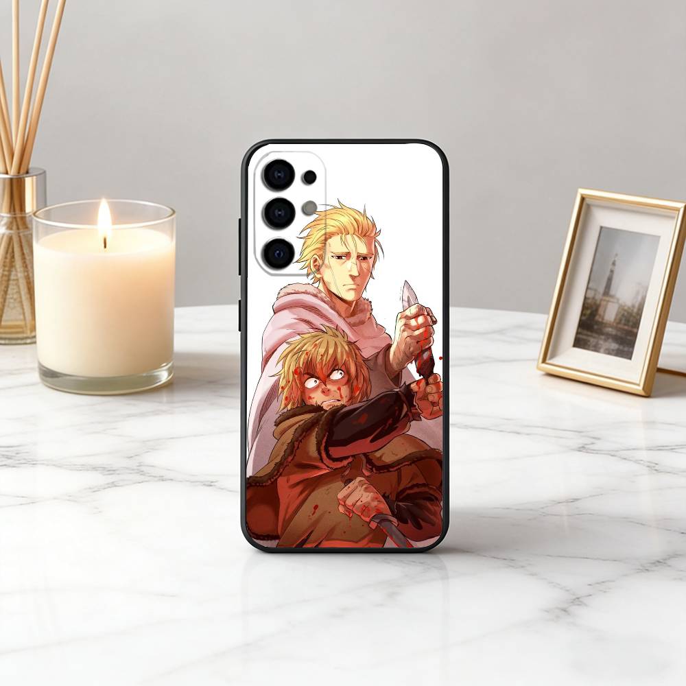 

V-Vinland S-Saga T-Thorfinn-VST Phone Case Black Silicone Soft For Samsung S25,S24,S21,S22,S23,S30,Ultra,S20,Plus,Fe,Lite Samsung S22plus5G