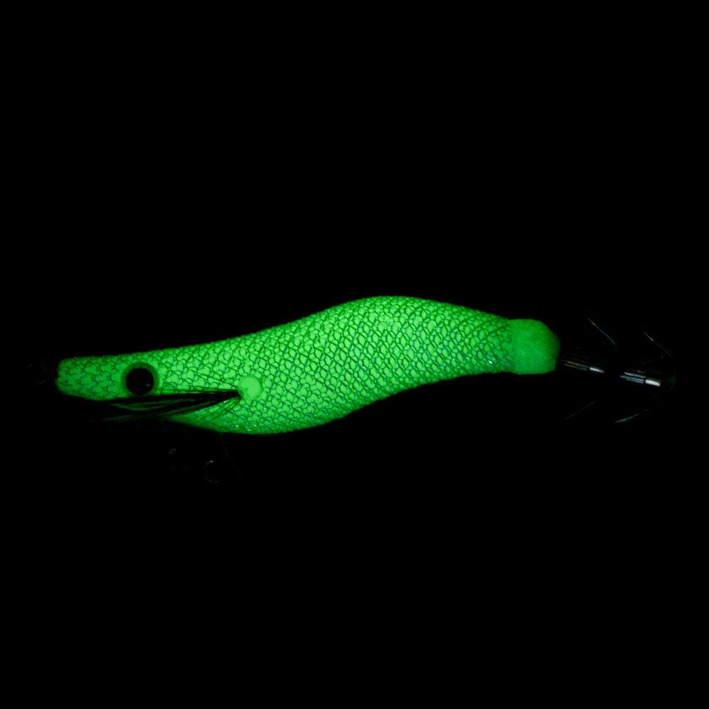 White Luminous Squid Hook Bionic Shrimp Bait for Sea Fishing