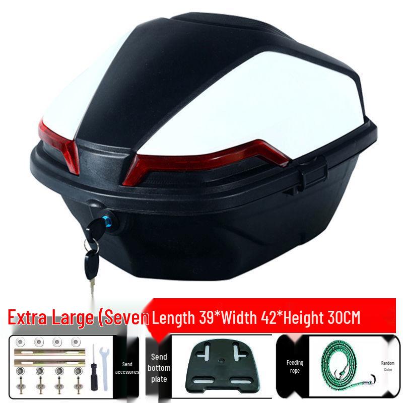 Universal Electric Vehicle Trunk & Storage Box for Motorcycles and Scooters