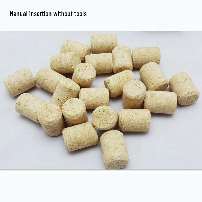 Red Wine Granulated Cork Bottle Stopper | Natural 1+1 Cork