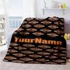 Harley-davidson Motorcycles Customize Your Name Blanket Throw Customizable Blanket Ultra-Soft Perfect for Office Chair Living Room Office Picnics