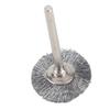10Pcs 22mm Mini Stainless Steel Wire Brush Polishing Wheel for Grinder Rotary Tool
