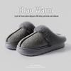 Big Brand Unisex Waterproof Faux Leather Non-Slip Indoor/Outdoor Warm Slippers with Soft Sole & Plush Lining