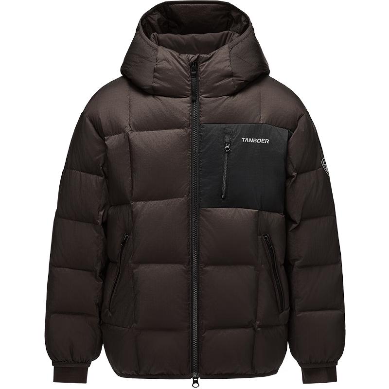 Tanboer Unisex Kids' Short Hooded Puffer Down Jacket 5360279A