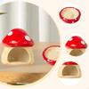 Ceramic Hamster House Shaped Furniture Creative with Food Bowl Habitat for Small Pets