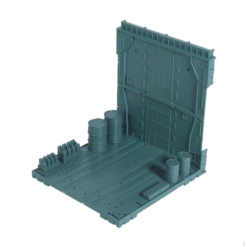 1 Interlocking Base Stand for Figures Modular Display Model Kit Universal Toy Storage Box