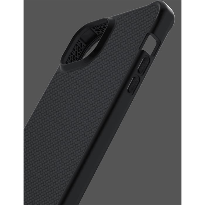 Coque renforcée - itskins - iphone 14 - ballistic nylon - noir - rigide