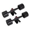 2pcs 7 Inch Skateboard Trucks with Wheels 65x51mm Longboard Trucks Wheels Combo Set Aluminum Alloy