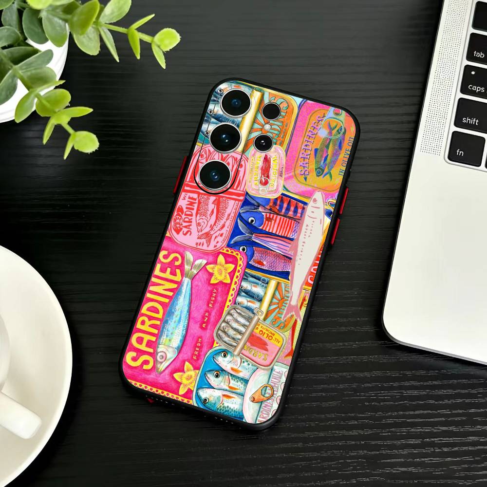 Collage Phone Case For Samsung S26,S25,S24,S23,S22,S21,S20,S30,Ultra,Plus,Fe,Note,5G Black Cover