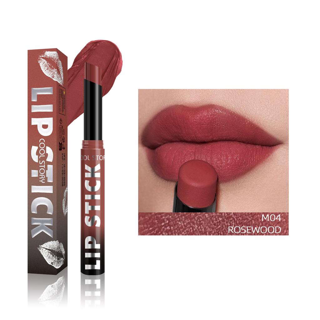 8 Colors Matte Lipstick Pencil Waterproof Long Lasting Non-Stick Cup Lip Stain Tint Beauty Nude Lipstick Pen Makeup Cosmetics