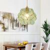 Cam Sarkıt Işıklar Led Tavan Lambası Ev Dekorasyonu Avize Asma Çiçek Fener Asılı Avizeler Armatür Mutfak Adası