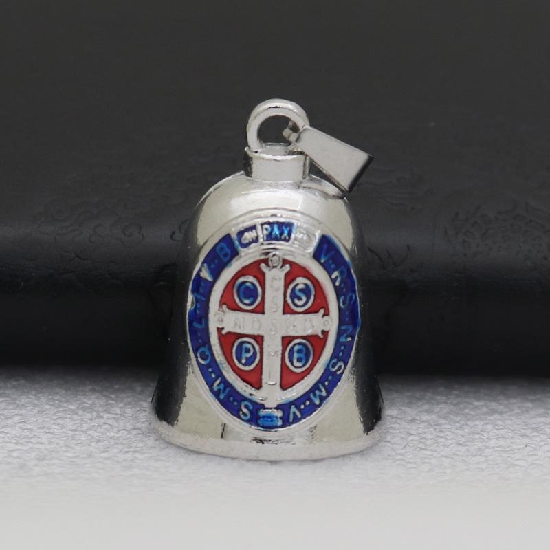 Retro Metal Jewelry Keychain with Bell Pendant - Car and Bag Decoration