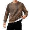Men's Round Neck Fleece-Lined Thick Warm Sweatshirt